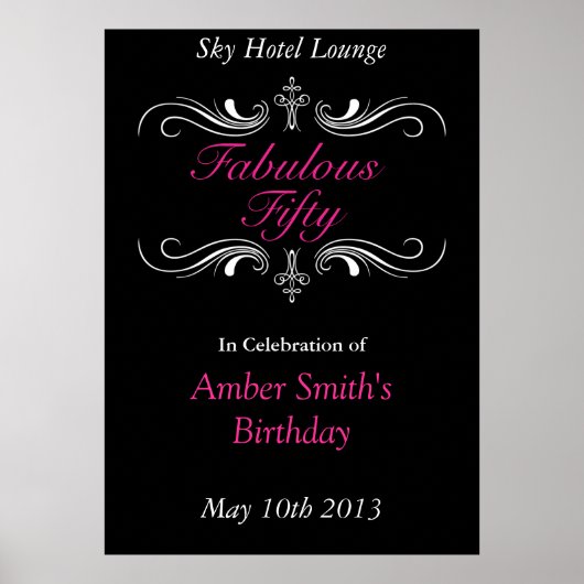 Fabulous 50 poster (Voorkant)