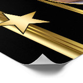 Fabulous 50 Retro Glamor Hollywood Gold Photo Poster (Hoek)