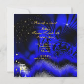 Fabulous 50 Royal Blue High Heels Gold Black 2 Kaart (Achterkant)