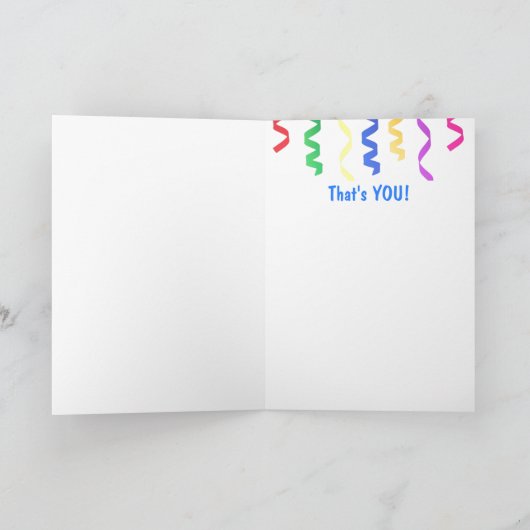 Fabulous 50Cat Birthday Kaart (Binnen)