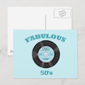 Fabulous 50's briefkaart (Voorkant / Achterkant)