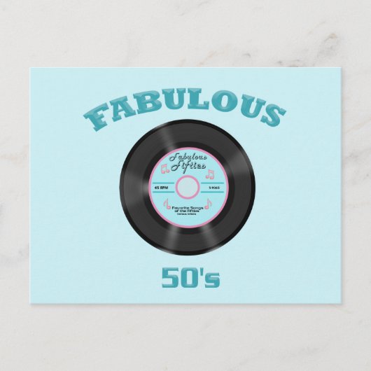 Fabulous 50's briefkaart (Voorkant)