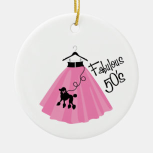 Fabulous 50's keramisch ornament