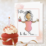 Fabulous 50th Birthday Kaart, gepersonaliseerd voo Kaart<br><div class="desc">Vijftig is de nieuwe ... . Geweldig! Je hebt misschien gehoord dat het de nieuwe 30 zijn,  maar wie wil er nog eens 30 zijn?? Ze wordt alleen maar beter op 50! Je kunt je bericht en haar naam personaliseren.</div>