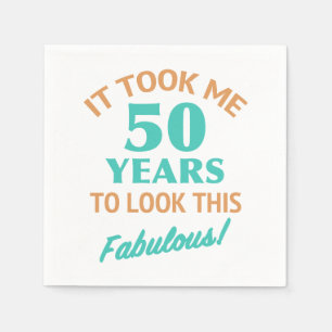 Fabulous 50th Birthday Servet