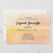 Fabulous 55 Party Manhattan Waterverf Achtergrond Kaart (Achterkant)