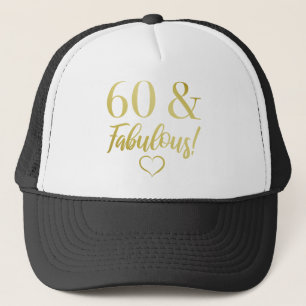 Fabulous 60th Birthday (Gold) Trucker Pet