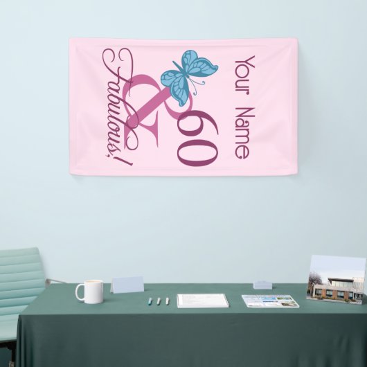 Fabulous 60th Birthday Spandoek (Beurs)