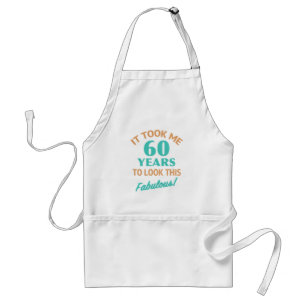Fabulous 60th Birthday Standaard Schort