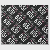 Fabulous 65th Birthday Cadeaupapier (Vlak)