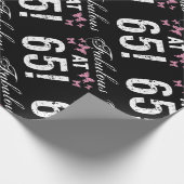 Fabulous 65th Birthday Cadeaupapier (Hoek)