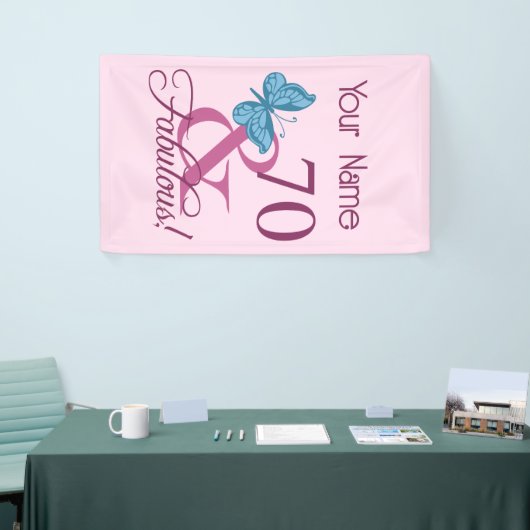 Fabulous 70th Birthday Spandoek (Beurs)