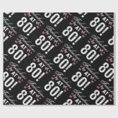 Fabulous 80th Birthday Cadeaupapier (Vlak)