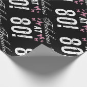 Fabulous 80th Birthday Cadeaupapier (Hoek)