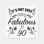 Fabulous 90th Birthday Servetten (Voorkant)