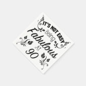 Fabulous 90th Birthday Servetten (Hoek)