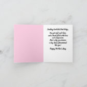 Fabulous African American Woman Moederdag Kaart (Binnen)