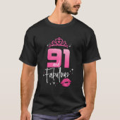 Fabulous At 91 91St Chapter 91 T-shirt (Voorkant)
