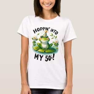 Fabulous at Fifty: De sprong van de kikker T-shirt