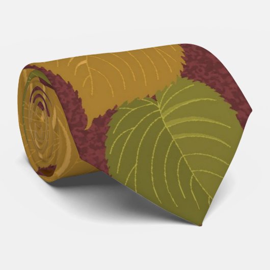 Fabulous Autumn Leaves Stropdas (Opgerold)