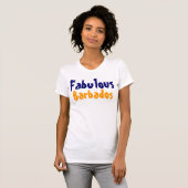Fabulous barbados t-krimpt t-shirt (Voorkant volledig)