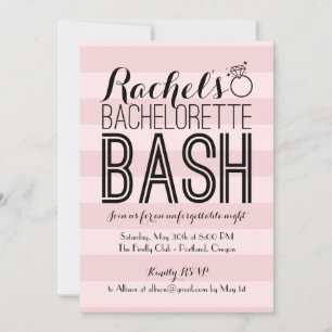 Fabulous Bash Bachelorette Party Kaart