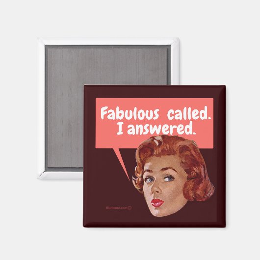 Fabulous belde. Ik heb geantwoord. Magneet (Voorkant / Achterkant)
