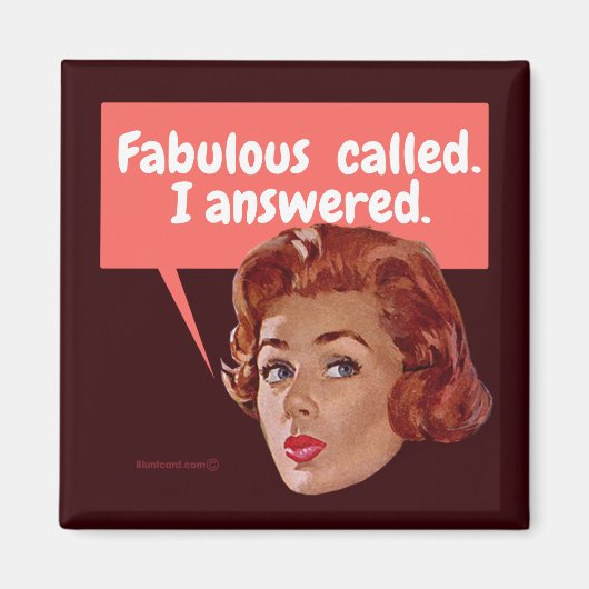 Fabulous belde. Ik heb geantwoord. Magneet (Voorkant)