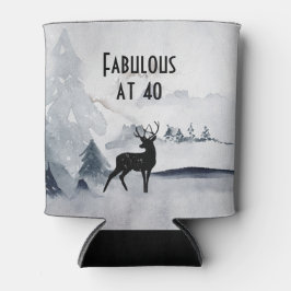 Fabulous bij 40 Majestic Herten Waterverf Blikjeskoeler