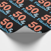 Fabulous Birthday Party Cadeaupapier (Hoek)