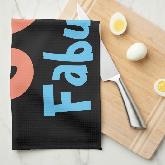 Fabulous Birthday Theedoek (Quarter Fold)