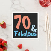 Fabulous Black Birthday Party Servetten (Insitu)