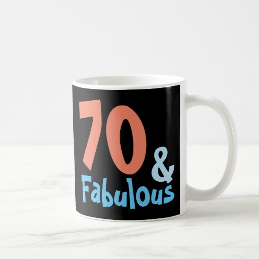 Fabulous Black Retro Birthday Koffiemok (Rechts)