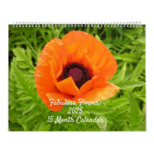 Fabulous Bloemen 15 Maanden Kalender