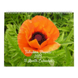 Fabulous Bloemen 15 Maanden Kalender
