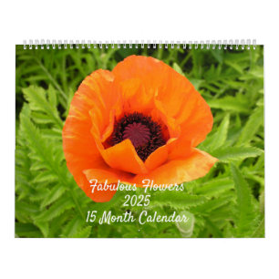 Fabulous Bloemen 15 Maanden Kalender