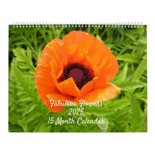 Fabulous Bloemen 15 Maanden Kalender (Hoes)