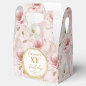 Fabulous Blush Roze Boho Goud Verjaardag Favoriete Bedankdoosjes (Geopend)