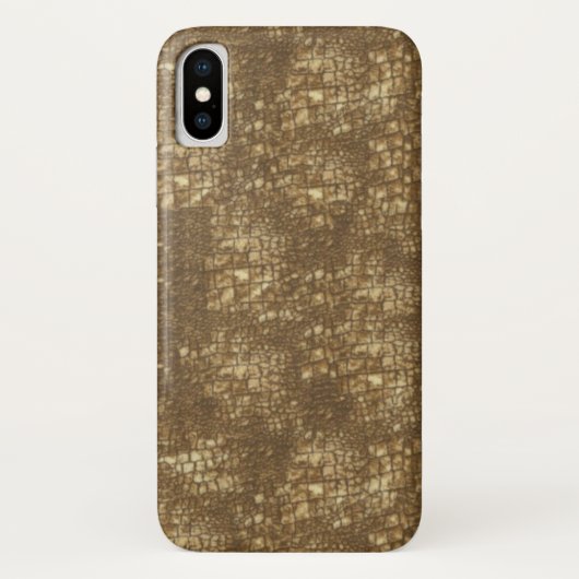 Fabulous Brown Snakeskin-patroon Case-Mate iPhone Case (Achterkant)