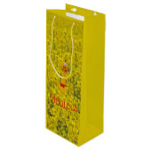 Fabulous Chicken Gift Bag! Wijn Cadeautas (Voorkant Gekanteld)