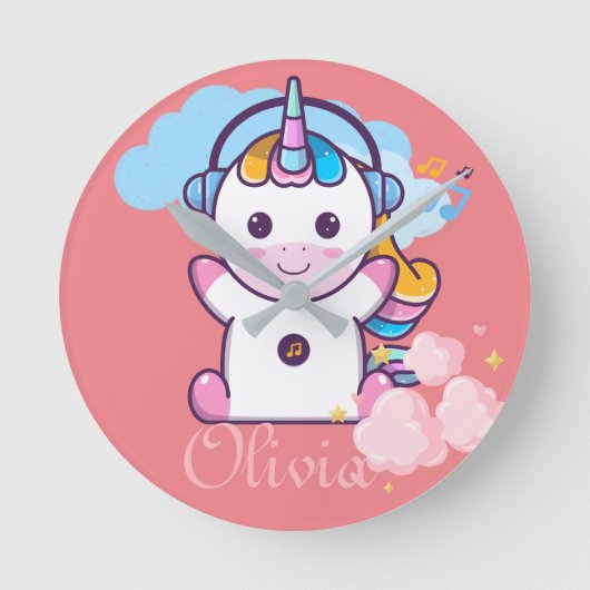 Fabulous Cute Unicorn, douanenaam Ronde Klok (Voorkant)