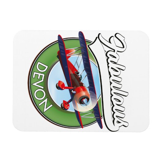 Fabulous Devon-reispatch. Magneet (Horizontaal)