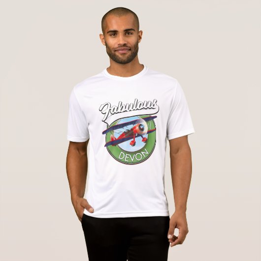Fabulous Devon-reispatch. T-shirt (Voorkant volledig)