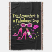 FABULOUS DIVA ACCOUNTANT DIVA DEKEN (Voorkant Verticaal)