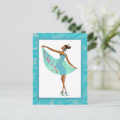 Fabulous Diva Briefkaart (Staand voorkant)