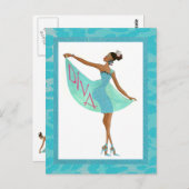 Fabulous Diva Briefkaart (Voorkant / Achterkant)