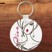 Fabulous Diva Sleutelhanger (Voorkant)