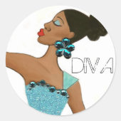 Fabulous Diva stickers (Voorkant)