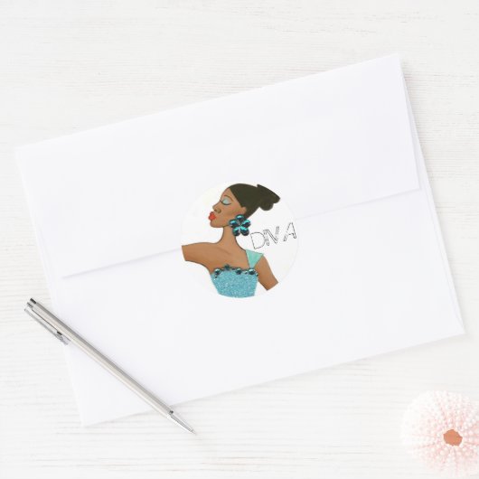 Fabulous Diva stickers (Envelop)