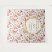 Fabulous Dusty Pink Ivory Gold Photo Booth Wandkleed (Voorkant (horizontaal))